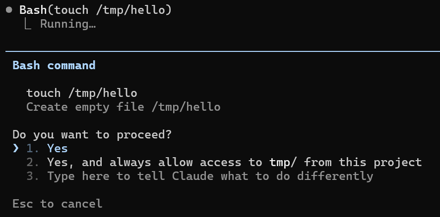 显示手动批准提示的图像
