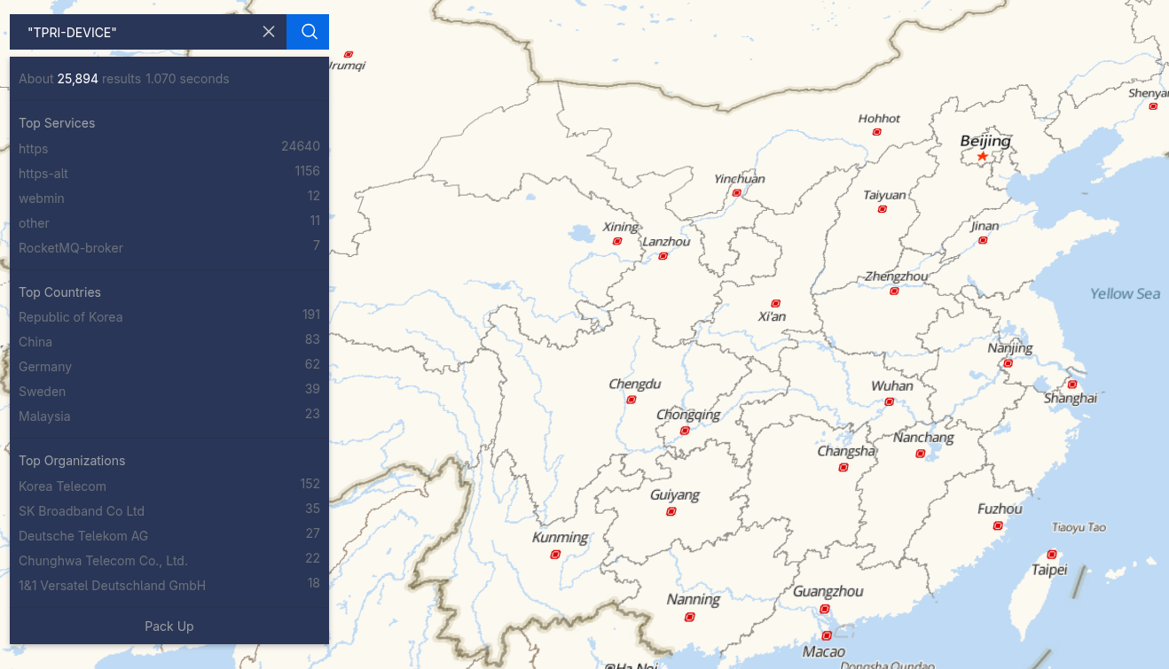 tapo c200 devices map
