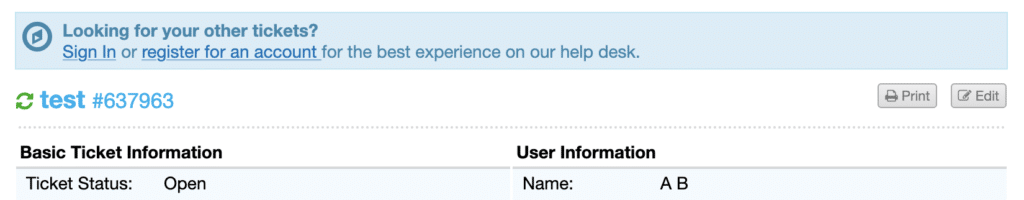 打印工单为PDF以触发漏洞利用